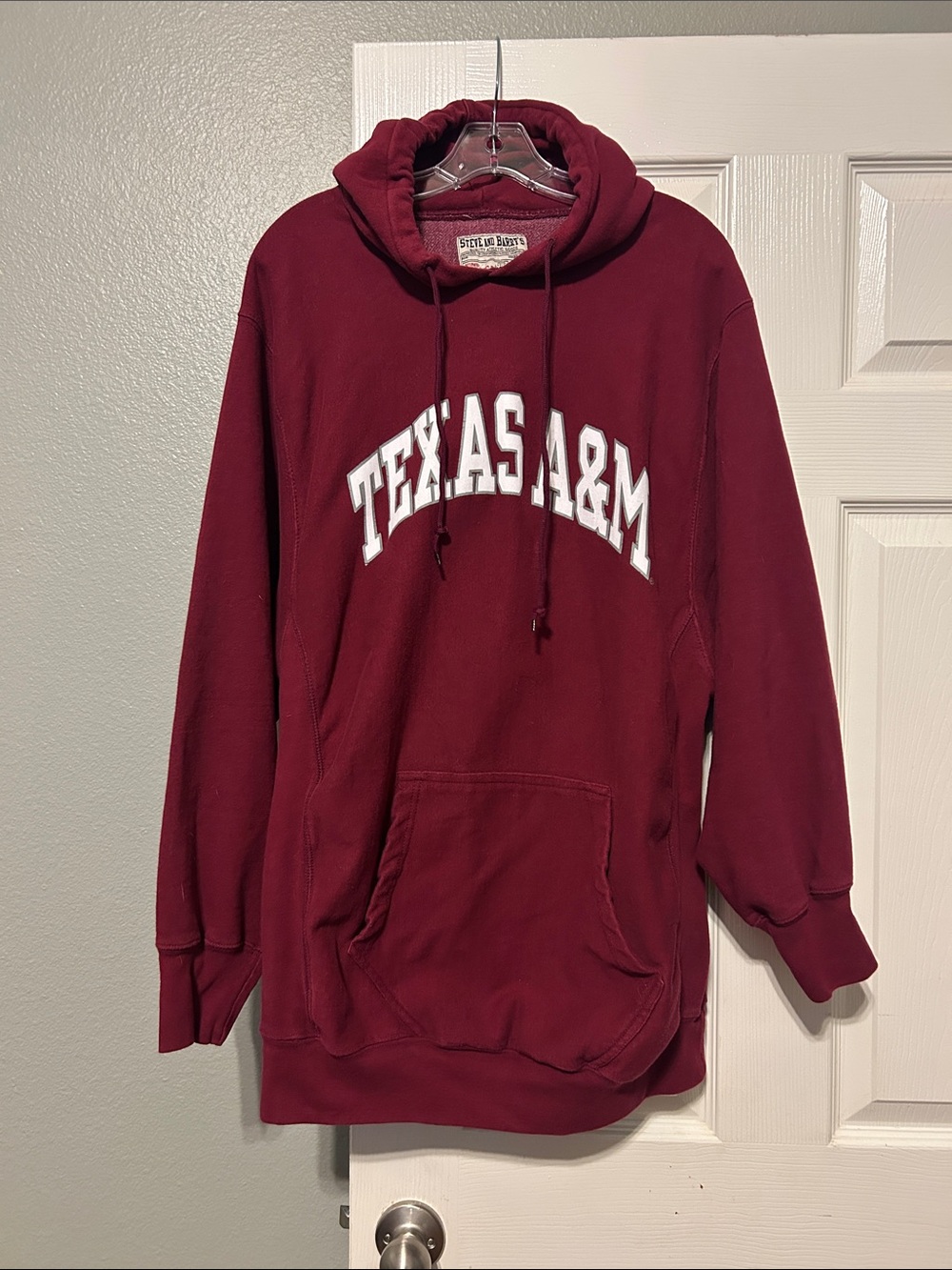 Steve and Berrys Texas A&M Maroon Hooded Sweatshirt